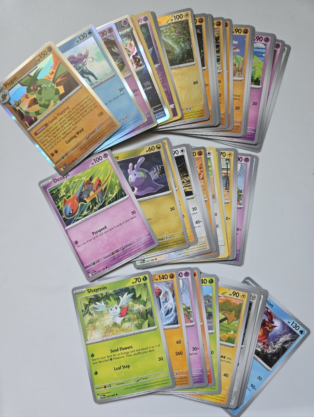 50x Pokemon Cards Lot (Flygon)